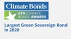 Auszeichnung für Largest Green Sovereign Bond 2020 (Climate Bonds Initiative)