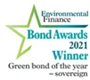 Auszeichnung Green Bond of the Year 2020 (Environmental Finance)